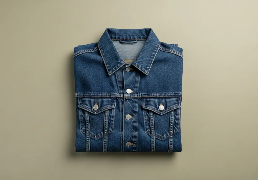 Denim jackets — garments sourced by Almekora Global